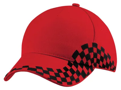 Obrázok produktu pre Beechfield - Čiapka „Grand Prix“ FK1757 (jednotná veľkosť) (červená)