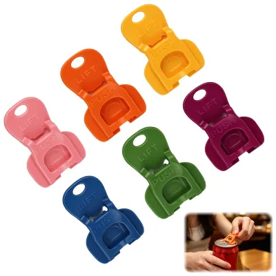 Getränkedosen-Verschluss-Set, 6 Stück, Öffner, 6 Farben