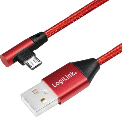 Imagen del producto de LogiLink CU0150, Cable USB 2.0, conector USB-A a Micro-USB, 1,0 metro