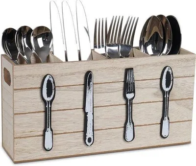 Obrázek produktu pro Organizér na příbory Famanu do zásuvky – úložný box na příbory, lžíce, vidličky a nože, velký