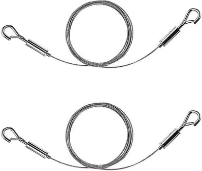 Zdjęcie produktu dla Zestaw do zawieszania zdjęć, metalowy, regulowany, długość 2 metry