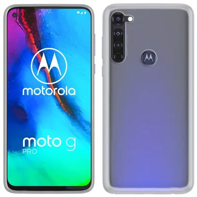 Produktbild von cofi1453® Silikon Hülle Basic kompatibel mit MOTOROLA MOTO G PRO Case TPU Soft Handy Cover Schutz Transparent