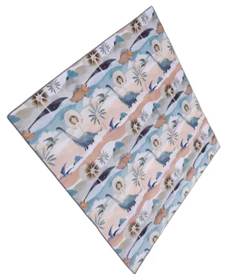 Produktbild von Baby-Lauerbett – schmutzabweisende, abwischbare Nylon-Bodenmatte für unter den Hochstuhl, 130 cm, für Kleinkinder