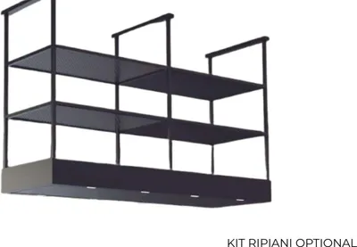 Immagine prodotto di CAPPA MENSOLA ISOLA cm 146X54 - Nera - 900 m3/h