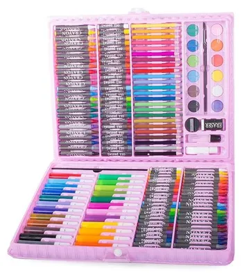 Produktbild von Verk 18236 Kreativ-Set Mega Art Set, 168 Teile, rosa
