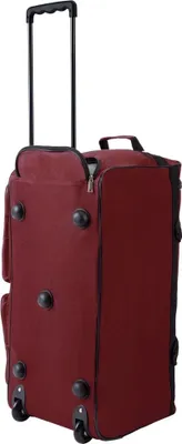 Produktbild von Reisetasche mit Rollen, rot, 100 l, Teleskopgriff