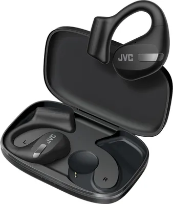 Produktbild von True Wireless Earbuds, Open Ear Design, Active Noise Reduction, Multi-Point, IPX4, Mikrofon-Muting, 38 Std. Laufzeit, BT 5.3, (Schwarz)