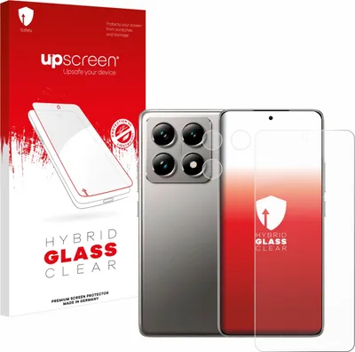 Produktbild von upscreen Schutzglas für Xiaomi 14T (Display+Kamera) Schutzfolie Panzer Folie Glas Display Schutz klar