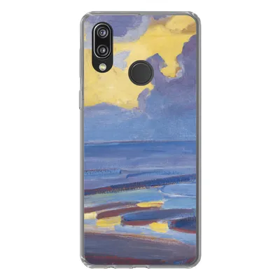 Produktbild von MuchoWow® Handyhülle Schutzhülle Hülle für Huawei P20 Lite (2020) Am Meer - Piet Mondrian Silikon Softcase Handy Hülle - Kartenhalter