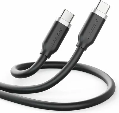 Produktbild von ALOGIC ELSI5U2CCBK1, 1 m, USB C, USB C, USB 2.0, 0,48 Gbit/s, Schwarz
