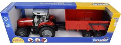 Produktbild von BRUDER Massey Ferguson 7480, Traktor-Modell, 3 Jahr(e), Kunststoff, Schwarz, Rot