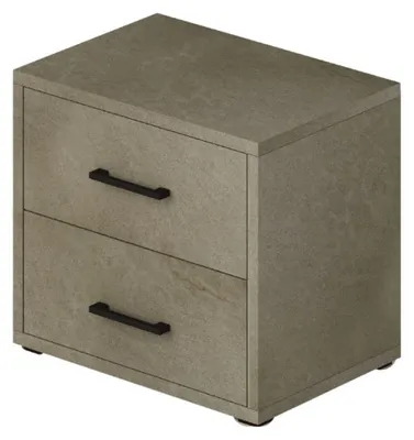 Obrázok produktu pre Nočný stolík s 2 zásuvkami Žltý 36 x 52 x 43 cm