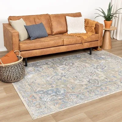 Zdjęcie produktu dla Volero - Dywan do prania w pralce - Nova Medaillon Zielony - 280x380 cm