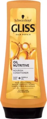 Obrázek produktu pro Gliss kondicionr Oil Nutritive Conditioner pro eny 200 - Schwarzkopf