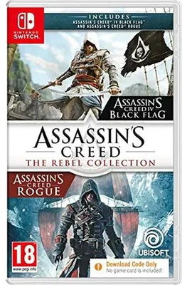 Zdjęcie produktu dla Ubisoft Assassin's Creed: The Rebel Collection, Nintendo Switch, od 17 lat, Do pobrania