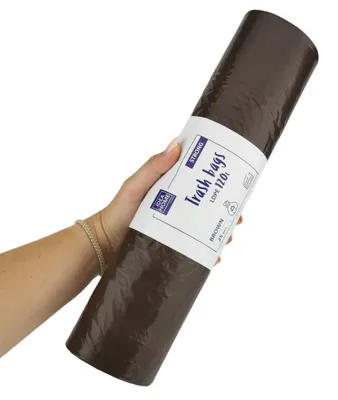 Zdjęcie produktu dla Worki Ih Ldpe Mocny 120L Brązowy 25Szt