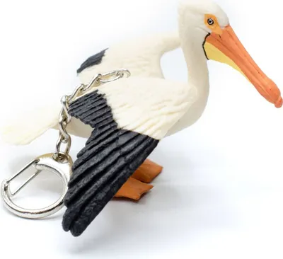 Produktbild von Pelikan Schlüsselanhänger Miniblings Anhänger Schlüsselring Vogel Wasservogel