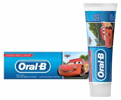 Produktbild von Oral-B Cars Zahnpasta 75 ml Kinderzahnpasta mit Disney Cars Motiv