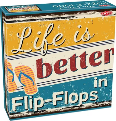 Image de Tactic Puzzle Lovers Flip-Flops 1000 el. puzzle, 1000 szt., Letnie