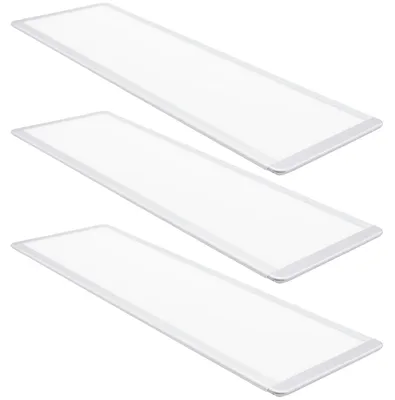 Image de veau | Luminaire LED à encastrer pour cuisine, panneau lumineux, spot encastrable, dimmable, lot de 3, 600 mm, blanc neutre
