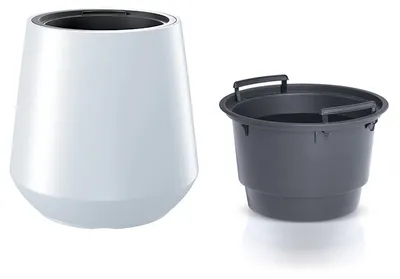 Obrázok produktu pre Prosperplast s.r.o. Kvetináč s vložkou HEOS biely 43,9 cm