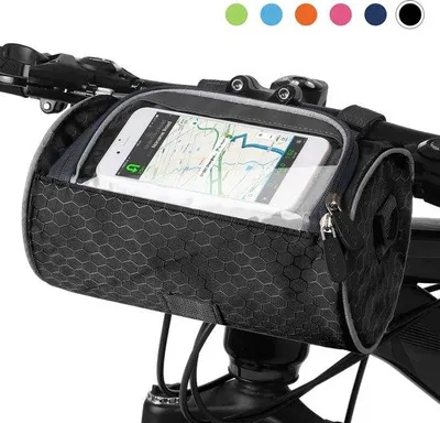 Produktbild von Wasserdichte Fahrradtasen für den Lenker, Fahrradtasen, Taschen mit Touchscreenhalter, Rucksäcke, Schultertaschen, Aufnahmetaschen für Mountainbikes