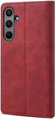 Obrázek produktu pro Lenuo Leather flipové pouzdro pro Samsung Galaxy A55 5G, červená