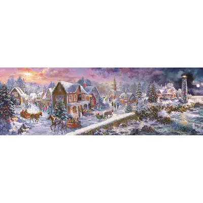 Image de EUROGRAPHICS Puzzle panoramique Vacances sur la côte 1000 pièces