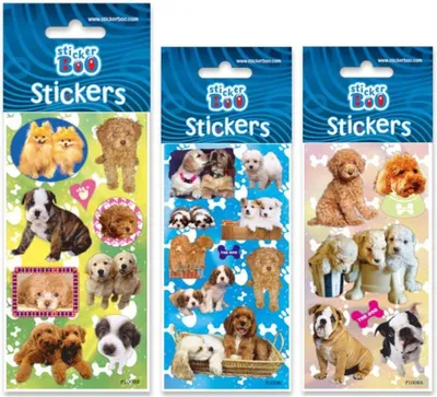 Produktbild von Aufkleber 7x18 cm Silber Hunde STICKER BOO 235748