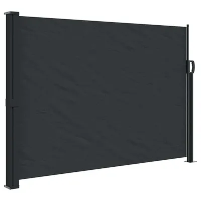 Produktbild von Seitenmarkise Ausziehbar Schwarz 140x600 cm