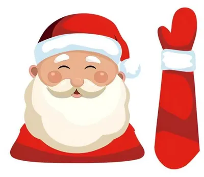 Produktbild von Weihnachtsmann Autoaufkleber, wiederverwendbarer Fensteraufkleber