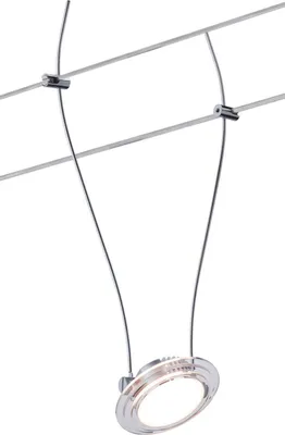 Produktbild von Paulmann Wire Systems DC Spot LED Twist Coin 1x4W Chrom matt/transparent 12V DC Kunststoff