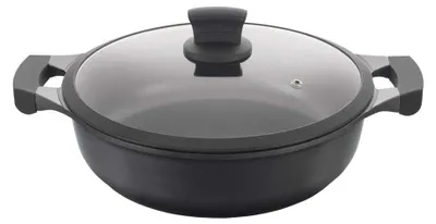 Alu-Stoofpan 34 cm, ILAG-Antihaft, 3 Schichten, Induktion