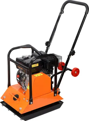 Produktbild von VEVOR Benzin Rüttelplatte, 6,5 PS (212 CC) Motor, 6400 U/min Vibrationsstampfer, 15 kN Verdichtungsdruck, Platte 530x400 mm, Handgeführter Rüttler für Pflasterarbeiten, Asphalt & Fundamente