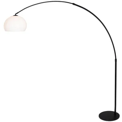 Immagine prodotto di Lampada da terra, metallo, bianco e nero, H 200 cm