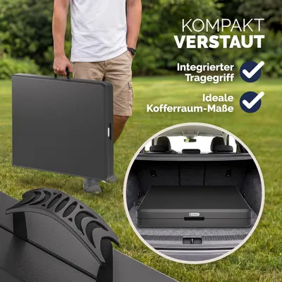 Produktbild von CASARIA Gartentisch 180x75cm Klappbar