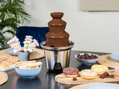 Immagine prodotto di Fontana di cioccolato grande per fondere cioccolato e glassa di cioccolato - Fontana di cioccolato