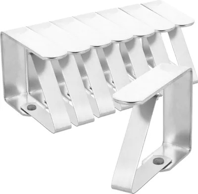 Produktbild von com-four® 8x Premium Tischdeckenklammer - Tischklammern aus Edelstahl - Tischtuchklammer rostfrei für drinnen und draußen