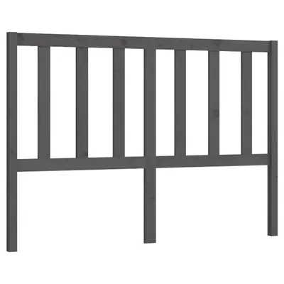 Produktbild von vidaXL Kopfteil Grau 166x4x100 cm Massivholz Kiefer