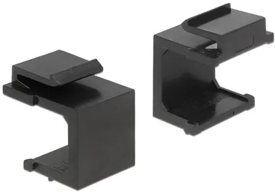 Produktbild von Delock Modulareinsatzkappe - Schwarz (Packung