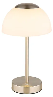 Produktbild von LED Tischleuchte, Glas opal, Touchdimmer, CCT, Akku, H 28 cm