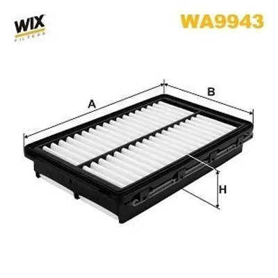 Produktbild von WIX FILTERS WA9943 Luftfilter für HYUNDAI Tucson (NX4, NX4E)