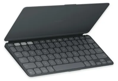 Produktbild von Logitech Keys-To-Go 2, Spanisch, Scherenschalter, 1,8 cm, 1 mm, Graphit, Kabellos
