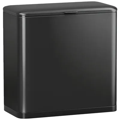 Produktbild von 8 L Mülleimer, freistehend oder hängend platzierbar, Edelstahl, Schwarz