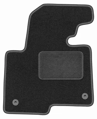 Productafbeelding van Velours bestuurdersmat voor Hyundai SantaFe III vanaf 2012 (SUV) – grafiet, op maat – Wielganizator LUX