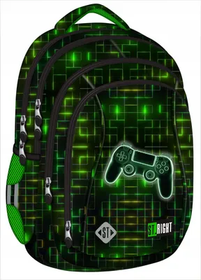 Produktbild von 4-Fächer-Schulrucksack „Neon Pad“ für Schüler