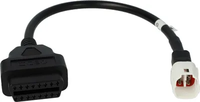 Produktbild von vhbw OBD Adapter OBD2 4Pin auf OBD2 16Pin kompatibel mit Suzuki GSX-R 600 (2001 - 2003), GSX-R 750 (1998 - 2003) Motorrad, Roller - 30 cm