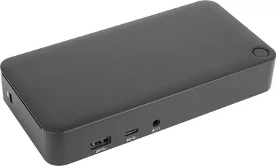 Produktbild von Targus DOCK310AUZ, Kabelgebunden, USB 3.2 Gen 1 (3.1 Gen 1) Type-C, 65 W, 3,5 mm, 10,100,1000 Mbit/s, Schwarz