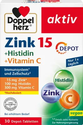 Obrázek produktu pro Doppelherz Zinc +Histidin Depot 30ks