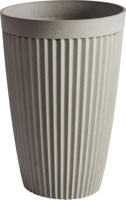 Produktbild von BELIANI Blumentopf Beige Steinmischung Polyresin ⌀ 39 cm Hoch Matt Innen- und Außenbereich